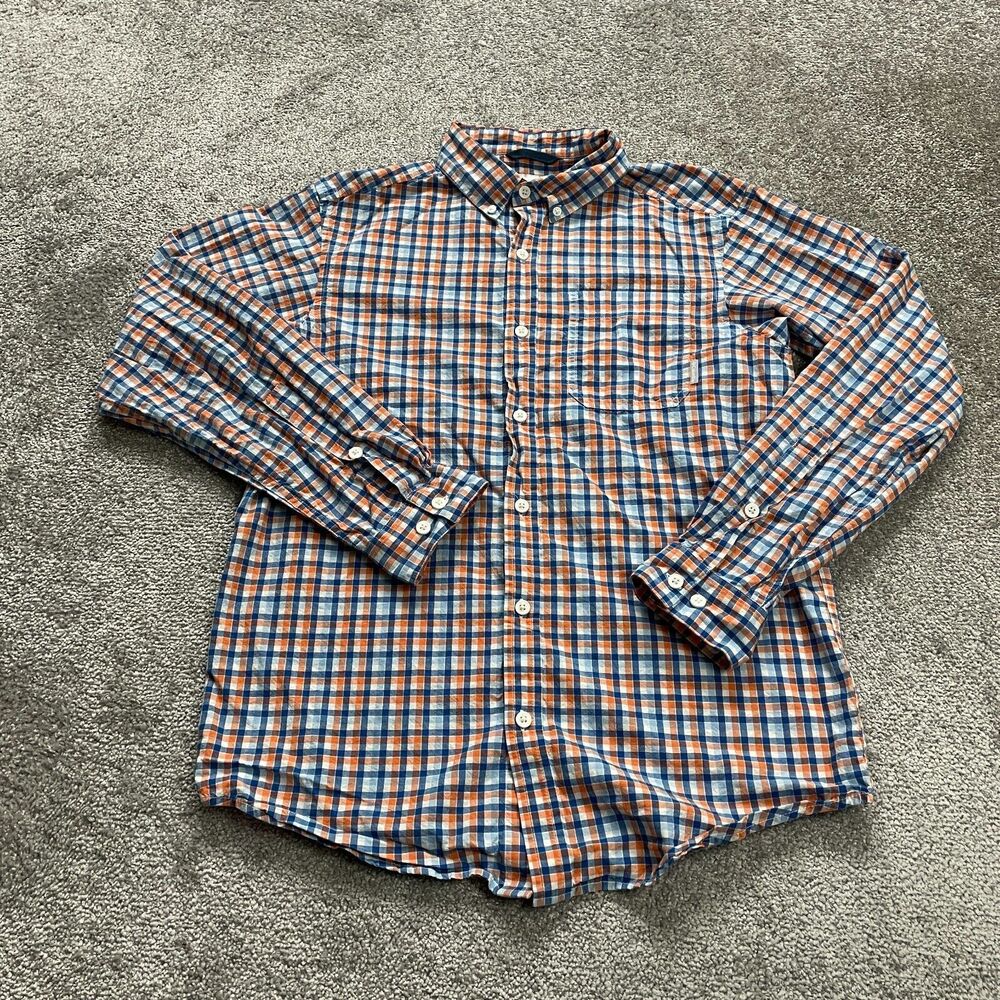 Columbia Shirt Mens Small Multi Button Down Long Sleeve Plaid Outdoor Casual